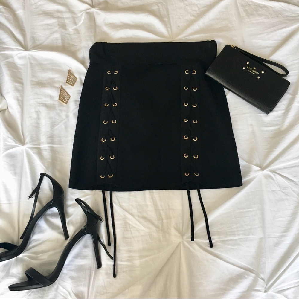 Black Zara Knit Skirt